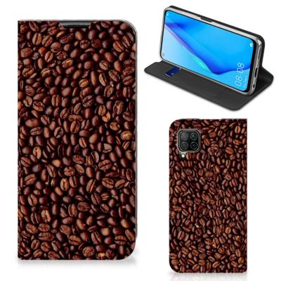 Huawei P40 Lite | Flip Style Cover | Koffiebonen