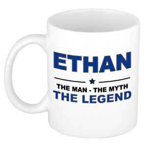 Ethan The man, The myth the legend cadeau koffie mok / thee beker 300 ml