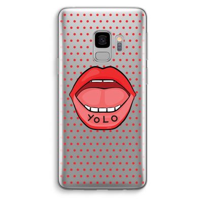 Yolo Denise: Samsung Galaxy S9 Transparant Hoesje