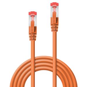 LINDY 47810 RJ45 Netwerkkabel, patchkabel CAT 6 S/FTP 3.00 m Oranje 1 stuk(s)