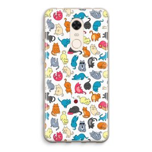Kleurrijke katten: Xiaomi Redmi 5 Transparant Hoesje