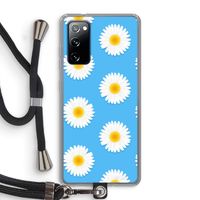 Margrietjes: Samsung Galaxy S20 FE / S20 FE 5G Transparant Hoesje met koord