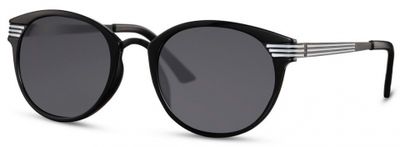 CWI zonnebril ovaal dames cat. 3 zwart/zilver CWI zonnebril ovaal dames cat. 3 zwart/zilver