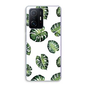 Tropische bladeren: Xiaomi 11T Transparant Hoesje