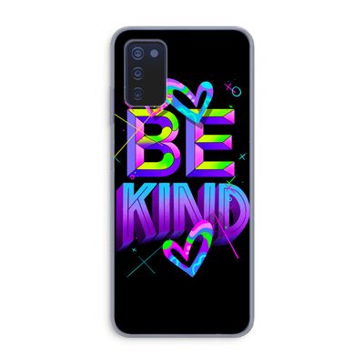 Be Kind: Samsung Galaxy A03s Transparant Hoesje