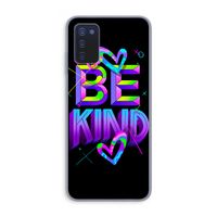 Be Kind: Samsung Galaxy A03s Transparant Hoesje