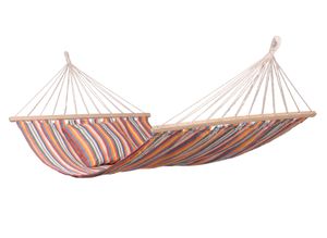 Hangmat 1 Persoons Isla Spreaderbar - Spreidstang - Veelkleurig - 120 kg - 123 Hammock