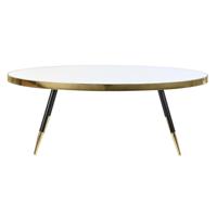 Hoofdtafel DKD Home Decor Spiegel Staal (110 x 50 x 41,5 cm)