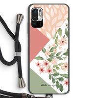 Sweet heaven geometrics: Xiaomi Redmi Note 10 5G Transparant Hoesje met koord