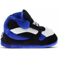 Sneakers sloffen/pantoffels blauw/zwart/wit voor volwassenen