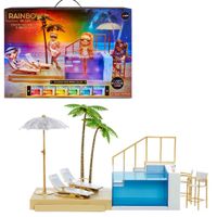 Rainbow High Color Change Pool and Beach Club Set + Licht