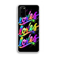 Loves: Samsung Galaxy S20 Transparant Hoesje