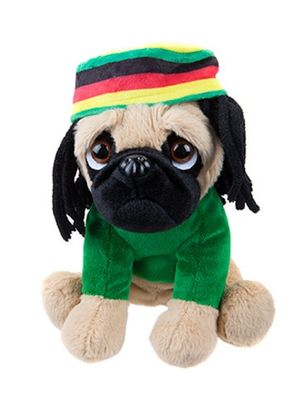 Kamparo hondenknuffel rasta 20 cm groen