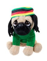 Kamparo hondenknuffel rasta 20 cm groen - thumbnail