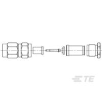 TE Connectivity TE AMP RF Coax Connectors 1050789-1 1 stuk(s) Bag