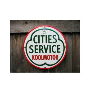 Cities Service Koolmotor Emaille Bord