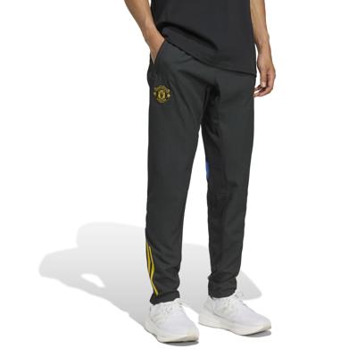 adidas Manchester United Presentatie Trainingsbroek 2025-2026 Zwart Blauw Geel