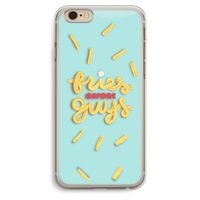Always fries: iPhone 6 Plus / 6S Plus Transparant Hoesje