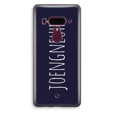 Joengneuh!: HTC U12+ Transparant Hoesje