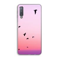 Fly away: Samsung Galaxy A7 (2018) Transparant Hoesje