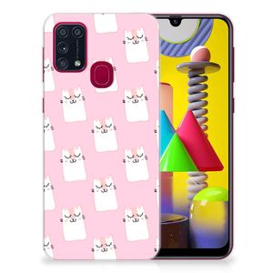 Samsung Galaxy M31 TPU Hoesje Sleeping Cats