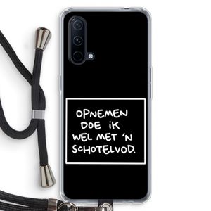 Schotelvod: OnePlus Nord CE 5G Transparant Hoesje met koord