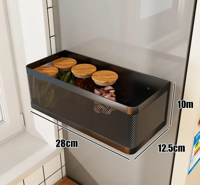 MagnoRack - Magnetisch Koelkast Zijrek met Extra Opbergruimte