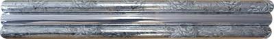 Cadeaupapier zilver metallic bloem Kangaro 3 rollen