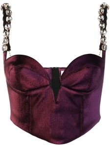 AREA haut bustier Mussel - Violet