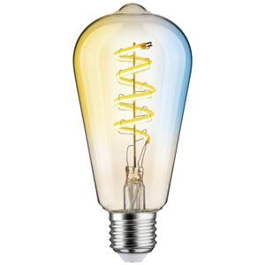 29157 Paulmann Home LED-lamp E27 Energielabel: G (A - G) 7.5 W Warmwit tot koudwit Goud