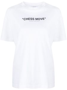 Off-White t-shirt Chess Move en coton - Blanc