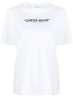 Off-White t-shirt Chess Move en coton - Blanc