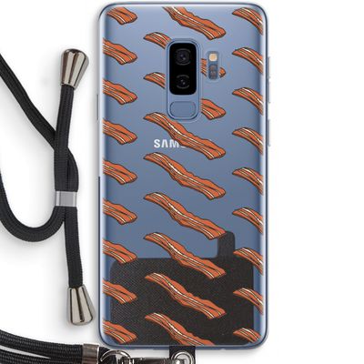 Bacon to my eggs #2: Samsung Galaxy S9 Plus Transparant Hoesje met koord