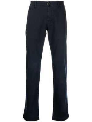 Jacob Cohën pantalon en serge à coupe droite - Bleu