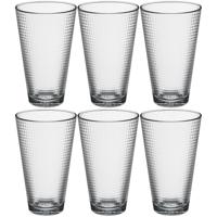 Set van 6x stuks water/sap glazen Benit 340 ml van glas - thumbnail