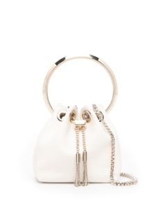 Jimmy Choo mini sac à main Bon Bon - Blanc