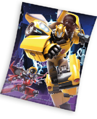 Transformers fleeceplaid meerkleurig 150x200cm Transformers fleeceplaid meerkleurig 150x200cm