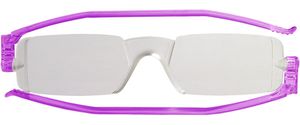 Leesbril Nannini compact opvouwbaar paars +2.50