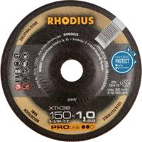Rhodius 209497 Doorslijpschijf gebogen 150 mm 1 stuk(s) RVS, Staal