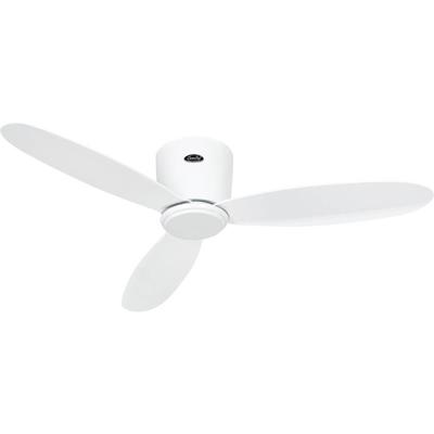 CasaFan ECO PLANO II 112 WE-WE WiFi Flügel lack weiß Plafondventilator Wit Met afstandsbediening, Timer, Met wintermodus, Bediening via App