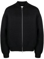 Jil Sander veste bomber à épaules tombantes - Noir