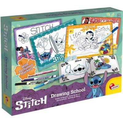 Tekenset - LISCIANIGIOCHI - STITCH - Geurende stiften - Kleurpotloden, stickers