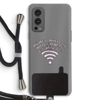 Home Is Where The Wifi Is: OnePlus Nord 2 5G Transparant Hoesje met koord