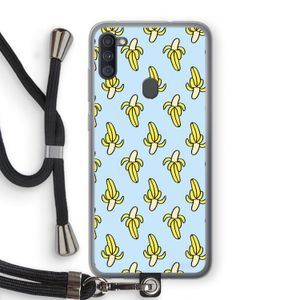 Bananas: Samsung Galaxy A11 Transparant Hoesje met koord
