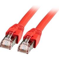 EFB Elektronik K5528RT.0.5 netwerkkabel 0,5 m Cat8.1 S/FTP (S-STP) Rood - thumbnail