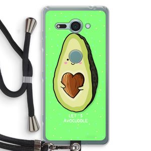 Avocuddle: Sony Xperia XZ2 Compact Transparant Hoesje met koord