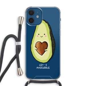 Avocuddle: iPhone 12 Transparant Hoesje met koord
