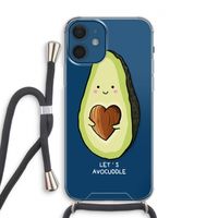 Avocuddle: iPhone 12 Transparant Hoesje met koord