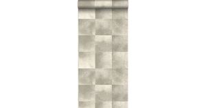 Origin behang dierenhuid structuur beige