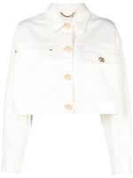 ZIMMERMANN veste en jean Matchmaker à coupe crop - Blanc